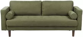 Beliani Trivietė sofa NURMO, tamsiai žalia