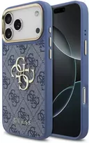 Dėklas Guess 4G Big 4G Classic Logo Case for iPhone 18 Pro Max / 17 Pro Max - Mėlyna and Gold