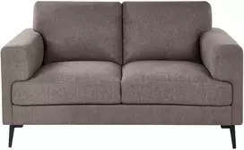 Beliani Dvivietė sofa LOUSTO, ruda