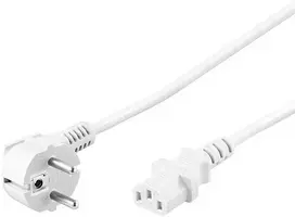 „PremiumCord“ 230 V maitinimo laidas kompiuteriui, 3 m, baltas