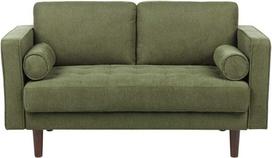 Beliani Dvivietė sofa NURMO tamsiai žalia