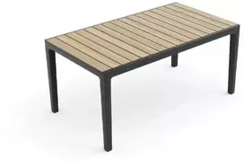 Keter Sodo stalas Deco Corale 160 tikmedžio atspalvio/pilka