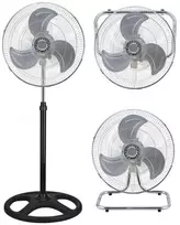3 viename pastatomas ventiliatorius, 40 cm skersmens, 50 W galios, 70465, ELITE