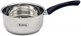 Puodas Rosberg R51210E16K, 16 cm, 1,5 litro, bakelito rankena, nerūdijantis plienas