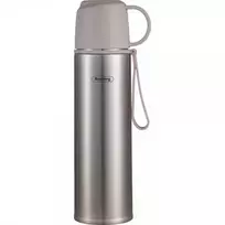 Termosas Rosberg 55R52010FG, nerūdijantis plienas, 0.5 L, pilkas. Talpa: 0.5 L
