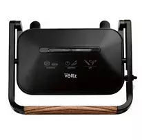 Sumuštinių keptuvas Elektrinis stalo grilis Oliver Voltz 555R51442K, 1300 W, nepridegančios grilio plokštės 26,3 × 16,5