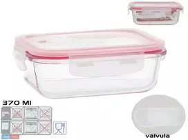Stačiakampė pietų dėžutė 370 ml, 5,5 x 15,5 x 11 cm, KITCHEN&GO