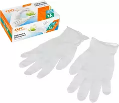 Pudruotos latekso pirštinės M, 100 vnt., 12 x 7 x 20, 00957, Simple Solution