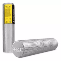 Masažinis volas su dygliukais 4FIZJO CARE+ 60 cm, pilkas