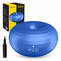 Gimnastikos kamuolys 4FIZJO Donut Air Ball 50 cm, mėlynas