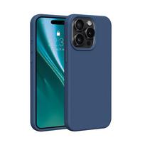 Etteri Silicone Case dėklas, skirtas iPhone 15 Pro Max (6.7"), tamsiai mėlynas