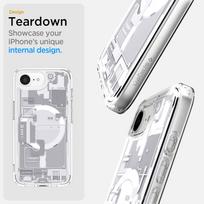 Spigen Ultra Hybrid MagSafe dėklas iPhone 16e / 17e telefonui, Zero One White