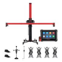 Ratų suvedimo stendas + MS906 MAX Autel IWA500 MaxiAlign