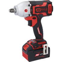 Akumuliatorinio smūginio veržliasukio komplektas 1/2", 9 dalių eMONSTER KS Tools