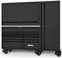 Mobilus darbastalių komplektas su 13 stalčių ir dviem spintelėmis SPtools USA Sumo series