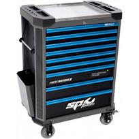 Įrankių vežimėlis su 9 stalčiais ir 381 vnt. įrankiais SP Tools Tech Series