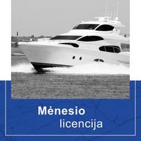 Vandens (jūrų) transporto duomenų bazė Jaltest Marine – mėnesiui