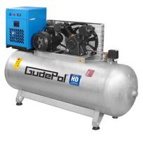 Oro kompresorius su sausintuvu 500 l, 1200 l/min, 10 bar GudePol