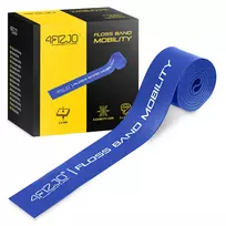 Kompresinė juosta flosingui 4FIZJO Floss Band 1,5 mm, mėlyna