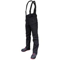Žieminės softshell kelnės Barnabi, juoda, su petnešom S, Pesso