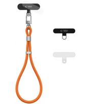 Oranžinis (Cosmic Orange) dirželis telefonui "Tech-Protect C11S Rope Wrist Strap"
