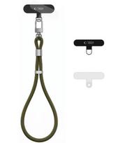 Žalias (Nomad Khaki) dirželis telefonui "Tech-Protect C11S Rope Wrist Strap"