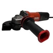 Elektrinis kampinis šlifuoklis reguliuojamomis apsukomis 125mm, 1400W, KAG1400-125E, DCK