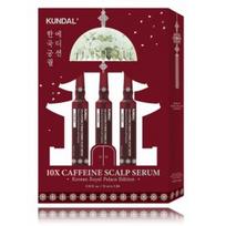 Kundal 10X Caffeine Strengthening Scalp Serum koncentruotas serumas galvos odai - 3 x 10 ml.