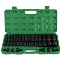 1/ 2" Galvučių smūginių rinkinys 8-32mm 35vnt.