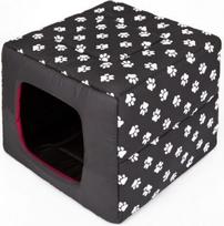 Guolis-būda Hobbydog Butterfly 2in1, R2, 45x45x17,5 cm, juodas