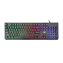 Baracuda Starfish wired membrane backlit gaming keyboard black
