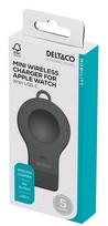 Mini belaidis įkroviklis DELTACO, skirtas „Apple Watch“, USB-C, juodas / AWC-102 / 1902367