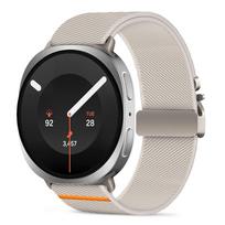 Tech-Protect Nylon Clasp Strap for Samsung Galaxy Watch 40/44/46 mm - Beige