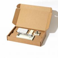 Twig Single Edge Kit Rinkinys su vienašmeniu skustuvu Chrome