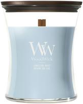 Žvakė, aromatinė WoodWick Lakeside Mist, 50 - 65 h, 275 g, mėlyna sp.