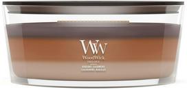 Žvakė, aromatinė WoodWick Radiant Cashmere, 40 - 65 h, 453 g, ruda sp.