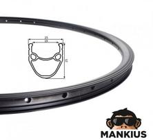 Dviračio ratlankio gaubtas, 26 WHEEL 36 SPOKES ALU SILVER