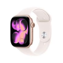 Išpakuotas Apple Watch Series 11 GPS 46mm Rose Gold Aluminium Case with Light Blush Sport Band - S/M