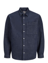 Jack & Jones - Jorfrederiksberg Washed Denim  Ls - Džinsiniai marškiniai - Tamsiai mėlyna