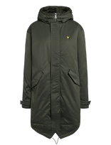 Lyle & Scott - Padded Fishtail Parka - Parka stiliaus striukė - Chaki spalva