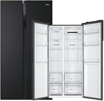 Haier HSR 3918 ENPB Side by Side juoda