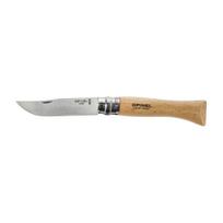 Opinel 9 Inox Beech Blister Sulankstomas peilis