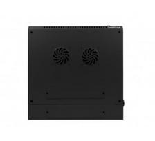 Lanberg | Rack cabinet 19" double-section wall-mount 9U/600x600 (flat pack) | WF02-6609-10B | Black