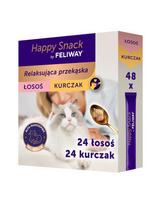 FELIWAY Happy Snack Mix Chicken and Salmon 48x15 g raminanti užkandis visiems katėms