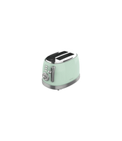 Cecotec Toaster | Toast&Taste 800 Vintage | Power 850 W | Number of slots 2 | Housing material Stainless steel | Light Green