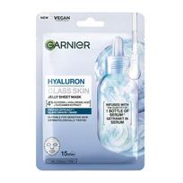 Garnier Hyaluron Glass Skin Jelly Sheet Mask Drėkinamasis veido kremas