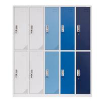 Metalinė persirengimo spinta Oxford Blue, 10 skyrelių