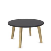 Kavos staliukas WOOD L LOW, skersmuo 80 cm, aukštis 46 cm, konfigūruojamas