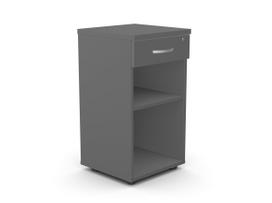 Biuro lentyna Flexx su rakinamu stalčiumi, 735 x 400 x 400 mm