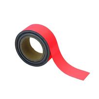 Magnetinė pramoninės kokybės Easy Wipe ženklinimo juosta 50 mm x 10 m, raudona